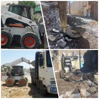 اجاره مینی بیل،بابکت،همراه با پیکور ،کندن استخر،|خدمات پیشه و مهارت|محمدشهر, محمدشهر|دیوار