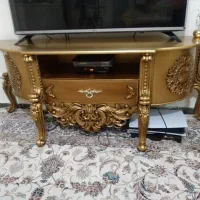 میز تلویزیون طلایی
