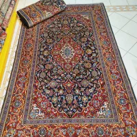 جفت قالیچه دستباف کرک کاشان سرمه ای ،حراج شد|فرش|تهران, بازار|دیوار