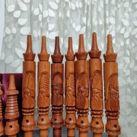 قلیون و دستسازه های چوبی چوب سرخ شمال اصل تک وعمده