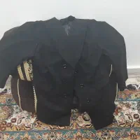 کت مخمل جلو باز