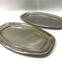 ۲ عدد دیس استیل بزرگ برند نگین