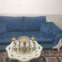 مبل ۷ نفره با میز عسلی سالم.|مبلمان خانگی و میز عسلی|ملایر, |دیوار