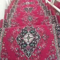 پنج تخته فرش کناری لاکی حدود ۶ متری