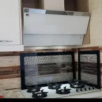 *شیشه محافظ پشت اجاق*