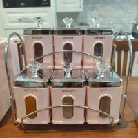 ست پاسماوری و جای ادویه لیمون|ظروف نگهدارنده، پلاستیکی، یکبارمصرف|قدس, شهرقدس|دیوار