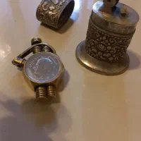 فندک آنتیک کهنه برنج و نقره