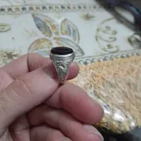 انگشتر عقیق با رکاب نقره