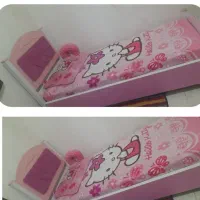 تخت دخترانه با میز تحریر