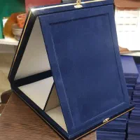 لوح تقدیر مخمل و چوبی