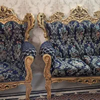 مبل سلطنتی ۹نفره|مبلمان خانگی و میز عسلی|کرج, کلاک بالا|دیوار
