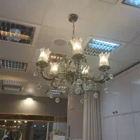 لوستر ۵شعله و۲ عدد دیوارکوب