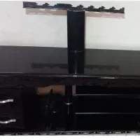 زیر تلویزون  شیشه ای