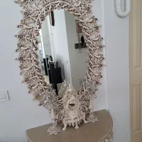 آینه شمعدان در حد نو