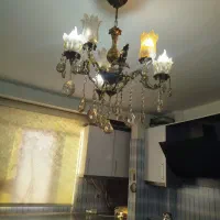 لوستر و‌میز تلویزیون برنجی