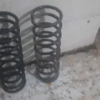 دوعدد لوله فنر کمک عقب پراید و دو عدد چراغ جلو