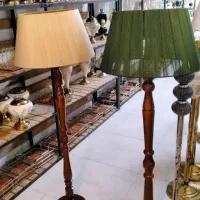 آباژور مدرن پایه چوب روس (طبیعی و بادوام)