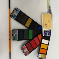 پالت ابرنگ ۱۸ رنگ مارک امشا به همراه قلم پارس ارت