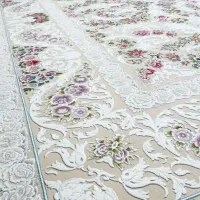 دو عدد فرش ۹ متری گل برجسته اکرلیک|فرش|دزفول, |دیوار