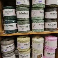 رافیا کاغذی دوک شده