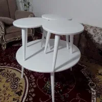 میز جلو مبلی و ۳ عدد عسلی|مبلمان خانگی و میز عسلی|قم, علی آباد سعدگان|دیوار