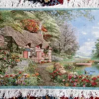 تابلو فرش دست بافت|تابلو فرش|لار, |دیوار