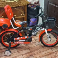 دوچرخه ۱۶ در حد نو نو خارجی اسکوتر صورتی