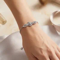 دستبند مینیمال نقره