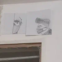 نقاشی سیاه قلم میکشم|تابلو، نقاشی، عکس|فردوس (خراسان), |دیوار