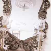 آینه کنسول و شمعدون