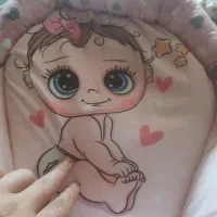 آغوشی قنداق نوزادی  دخترانه نو نو