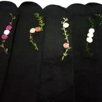 جوراب های زیبای گلدوزی شده|لباس|تبریز, |دیوار