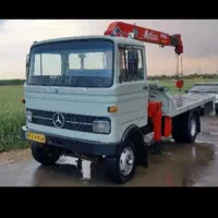 خاور و بنز تک  شبانه روزی جرثقیل دکل بلند