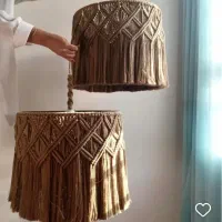 ساخت انواع لوستر مکرومه|لوستر و چراغ آویز|رشت, استقامت ۱|دیوار