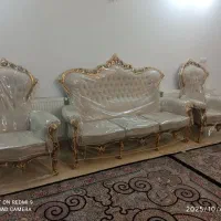 مبل و صندلی میز غذاخوری سلطنتی 9 نفر نو با کاور|میز و صندلی غذاخوری|قم, شهرک قدس|دیوار