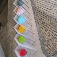 تعدای گلدان سفالی و پلاستیکی سالم و تمیز|گل و گیاه طبیعی|گنبد کاووس, |دیوار