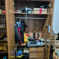 تخت خواب پسرانه ۶ تیکه و تخت خواب دو طبقه است|تخت و سرویس خواب|تهران, مجیدآباد|دیوار