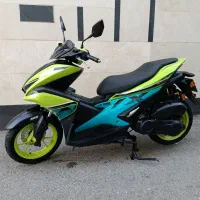 ایروکس NVX155 مدل ۱۴۰۲ رنگ سبز فسفری در حد نو|موتورسیکلت|ساری, |دیوار