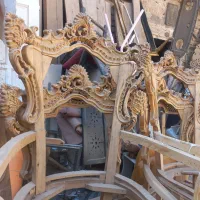 مبل سلطنتی ۹نفره چوب گردو