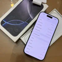 Iphone 16 pro256 ایفون ۱۶ پرو مشکی zaa