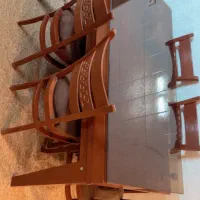 میز ناهار خوری ۶نفره تمام چوب|میز و صندلی غذاخوری|خرم‌آباد, |دیوار