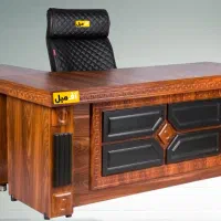 میز مدیریتی ال 180cm سه کشو و یک کمد