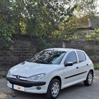 پژو 206 تیپ 2 مدل 1401 بدون رنگ بسیار تمیز