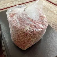 بادام زمینی استانه درجه یک یک دست درشت