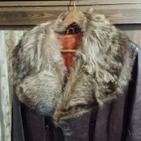 پالتو چرم دور خز|لباس|تهران, مینای شمالی (مخبر)|دیوار