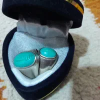 انگشتر فیروزه بدون رگه، زنده . وزن 6 گرم و 14 سوت