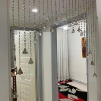 پرده کریستال درجه یک شاینی(شامپاینی)