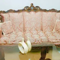 مبلمان ۷نفره همراه با میز ناهار خوری با چوب عالی