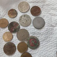 سکه قدیمی بهمراه جمهوری|کلکسیون سکه، تمبر، اسکناس|شهرکرد, |دیوار