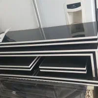 میزتلویزیون مشکی و سفید طرح سه بعدی